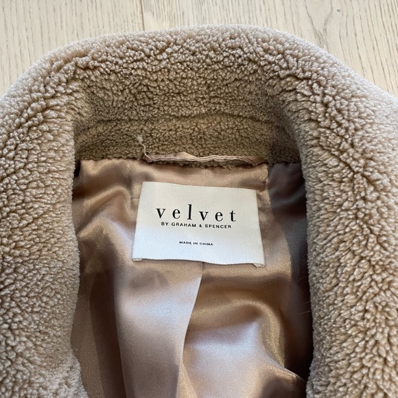 EUC Velvet Coat Teddy Trishelle XS - Picture 6 of 7